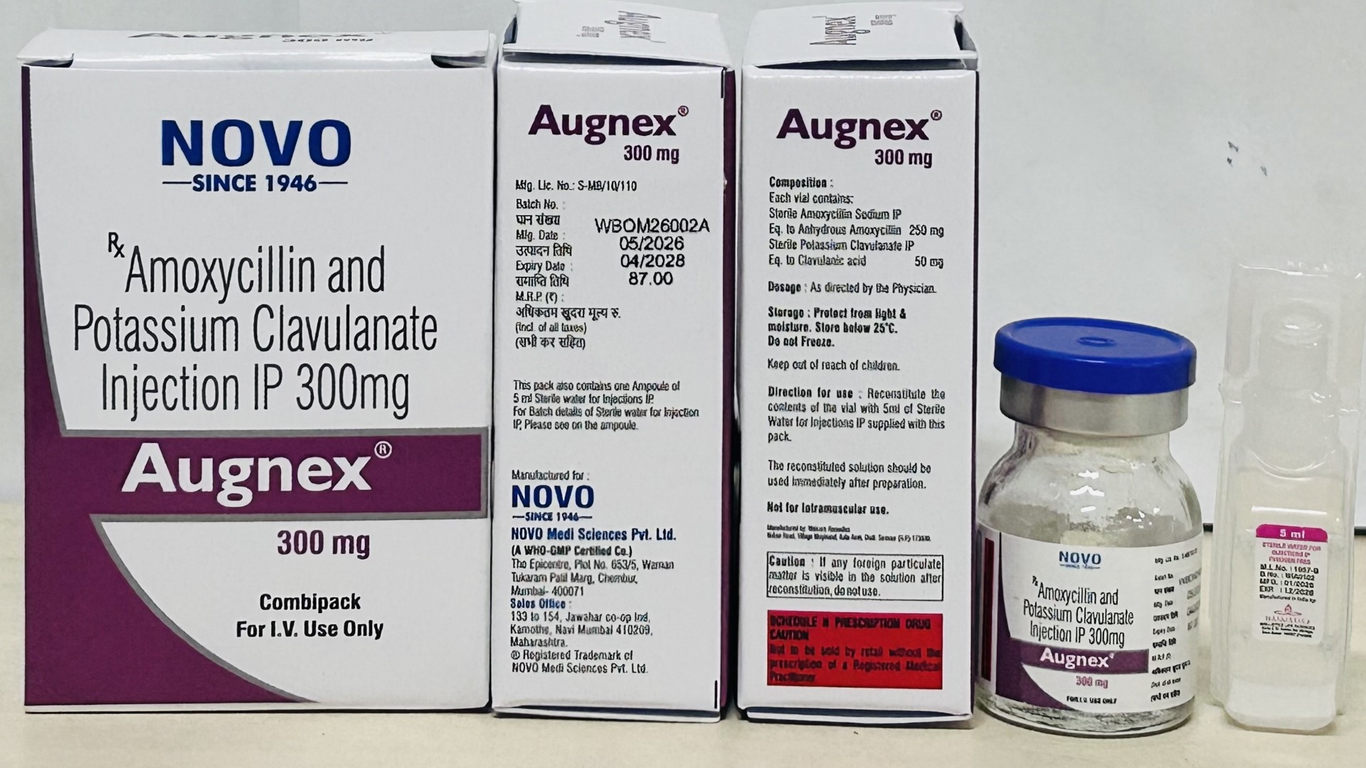 AUGNEX 300MG inj